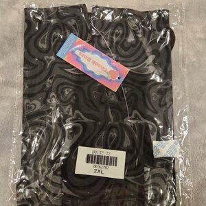 NEW Cheek Boss No Show Boyshorts Heart 2XL